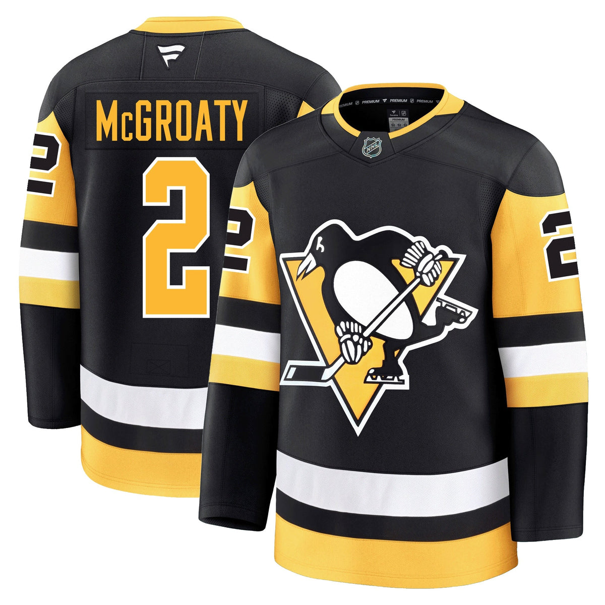 Rutger Mcgroarty Pittsburgh Penguins Fanatics Premium Home Jersey
