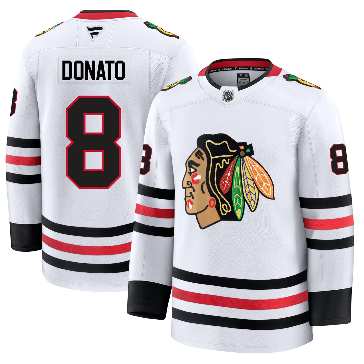 Ryan Donato Chicago Blackhawks Fanatics Premium Away Jersey