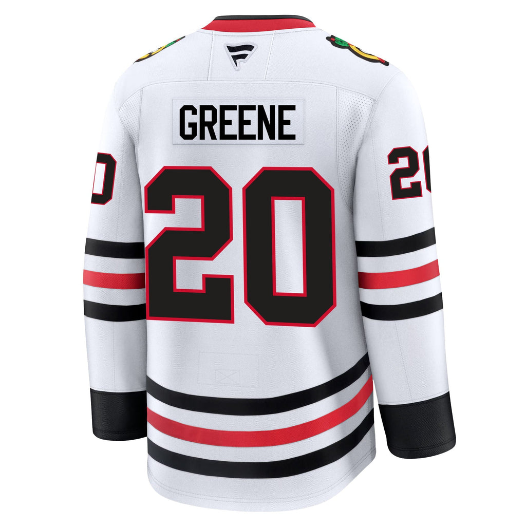 Ryan Greene Chicago Blackhawks Fanatics Premium Away Jersey
