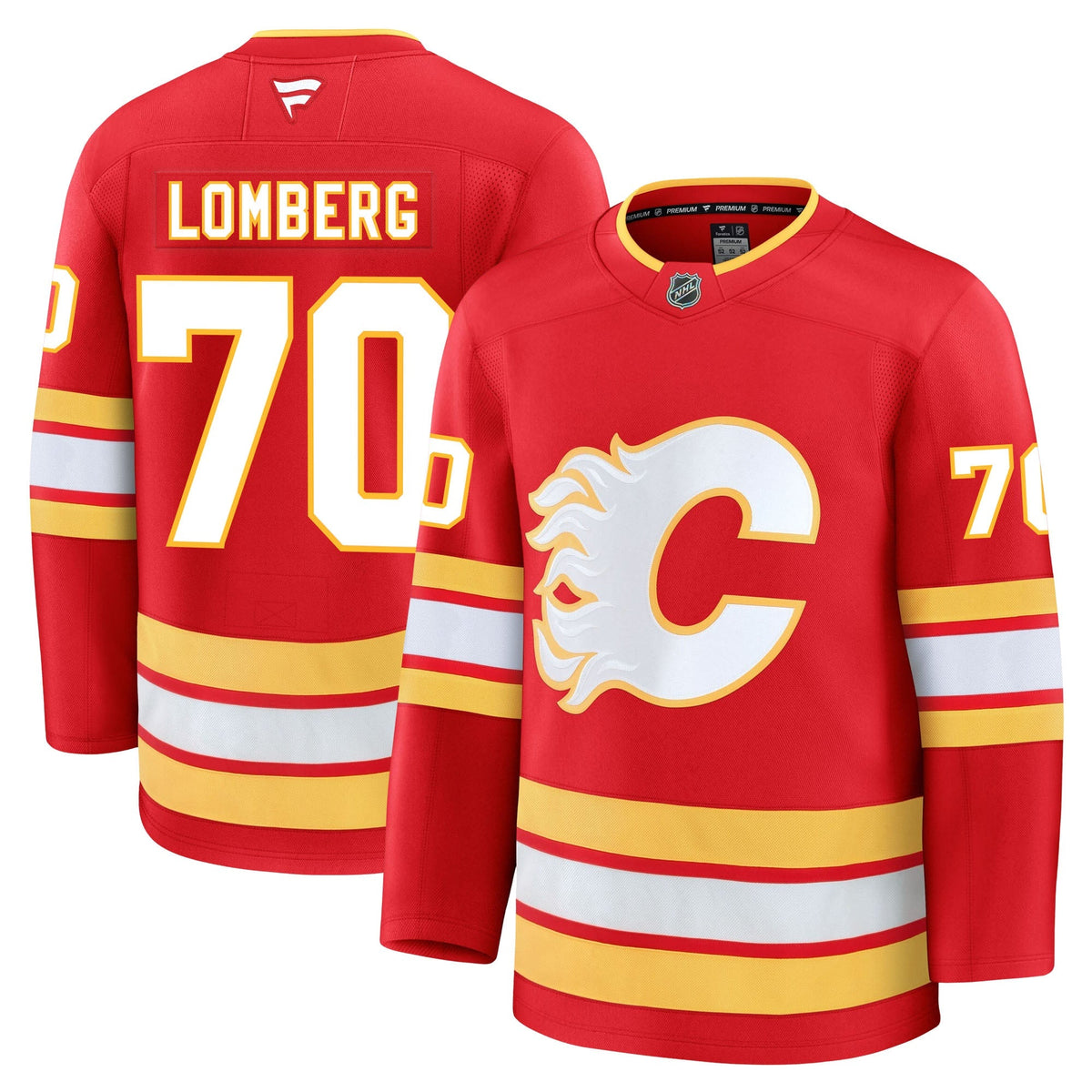 Ryan Lomberg Calgary Flames Fanatics Premium Home Jersey