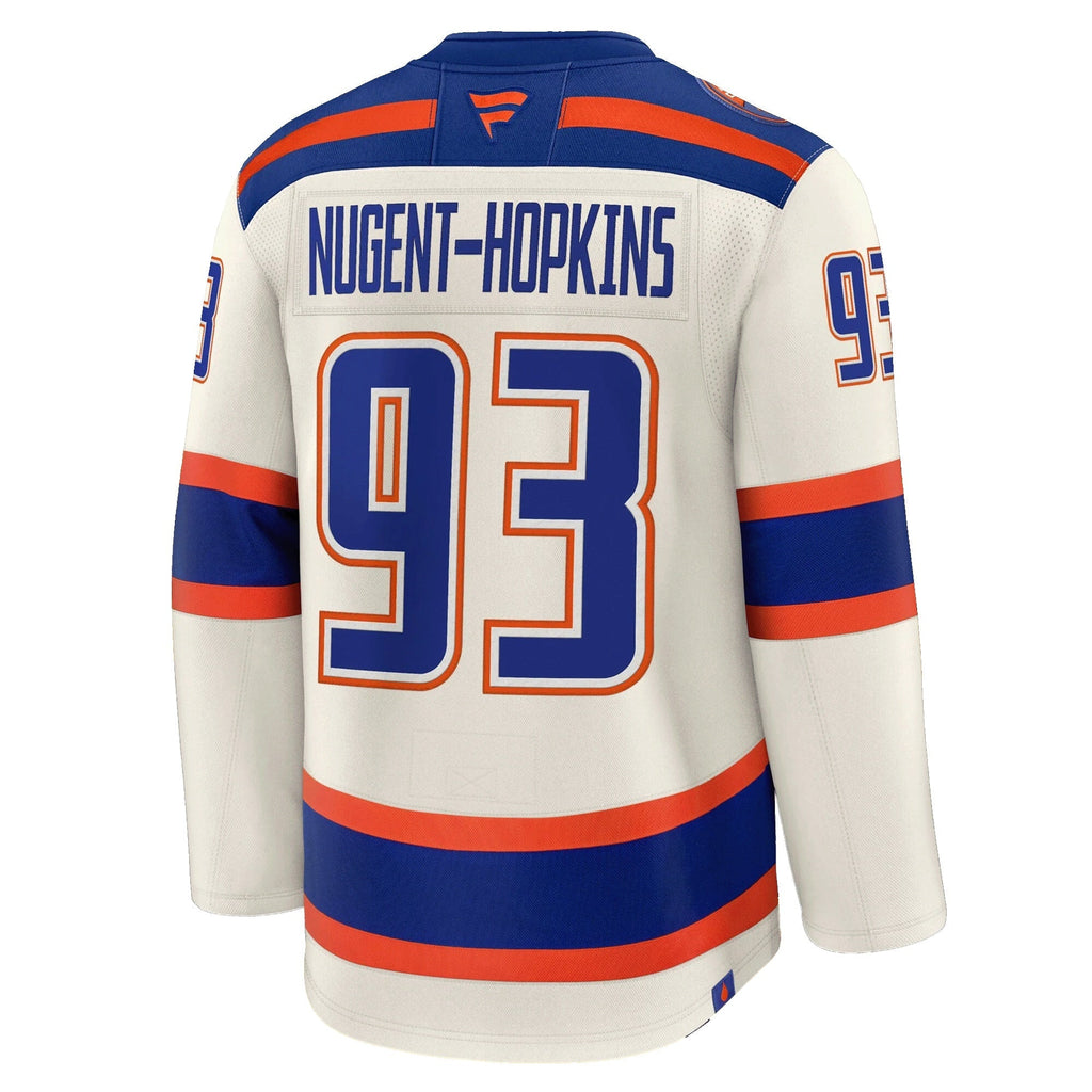 Ryan Nugent-Hopkins Edmonton Oilers Fanatics Alternate Premium Jersey