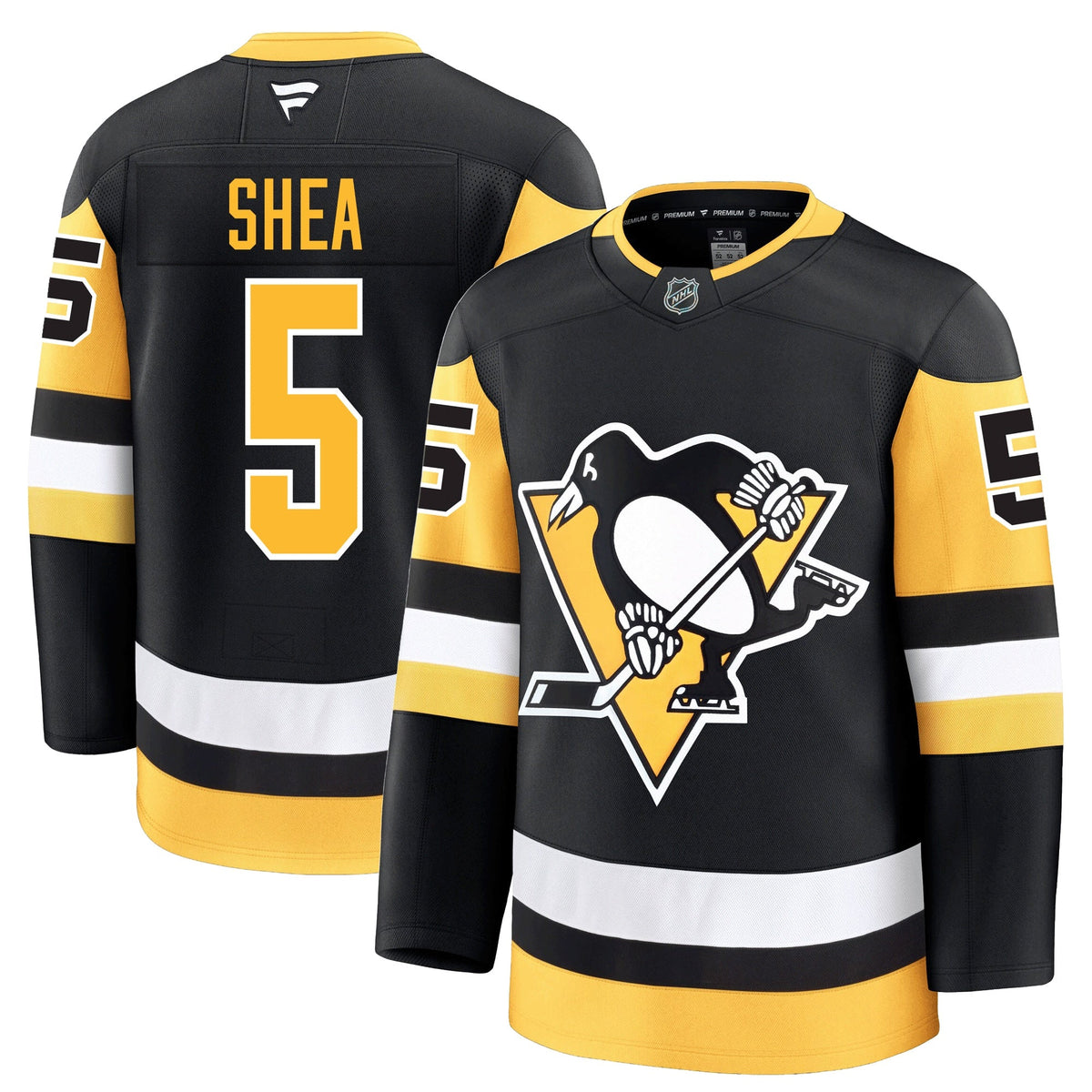 Ryan Shea Pittsburgh Penguins Fanatics Premium Home Jersey