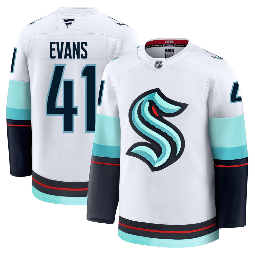 Ryker Evans Seattle Kraken Fanatics Premium Away Jersey