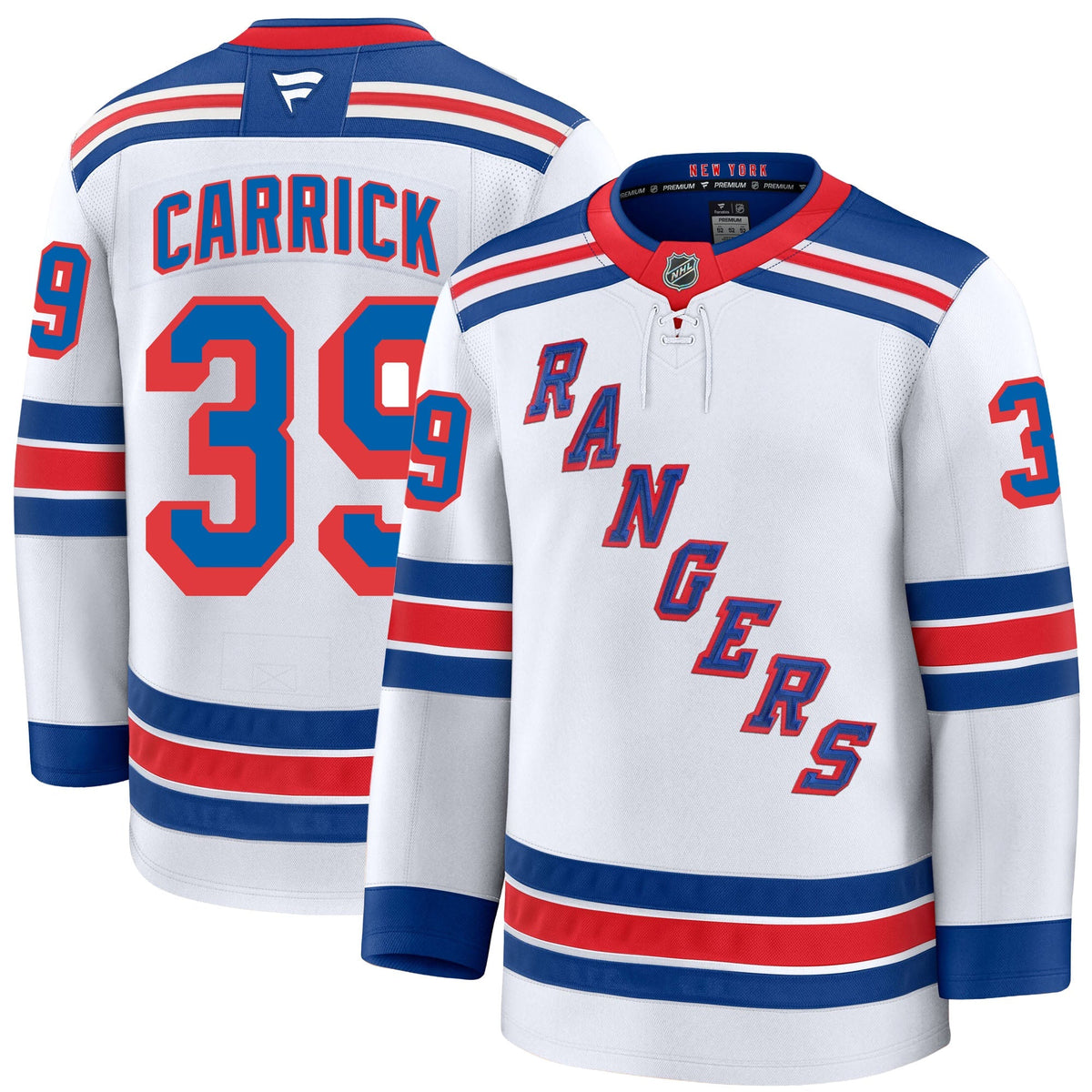 Sam Carrick New York Rangers Fanatics Premium Away Jersey