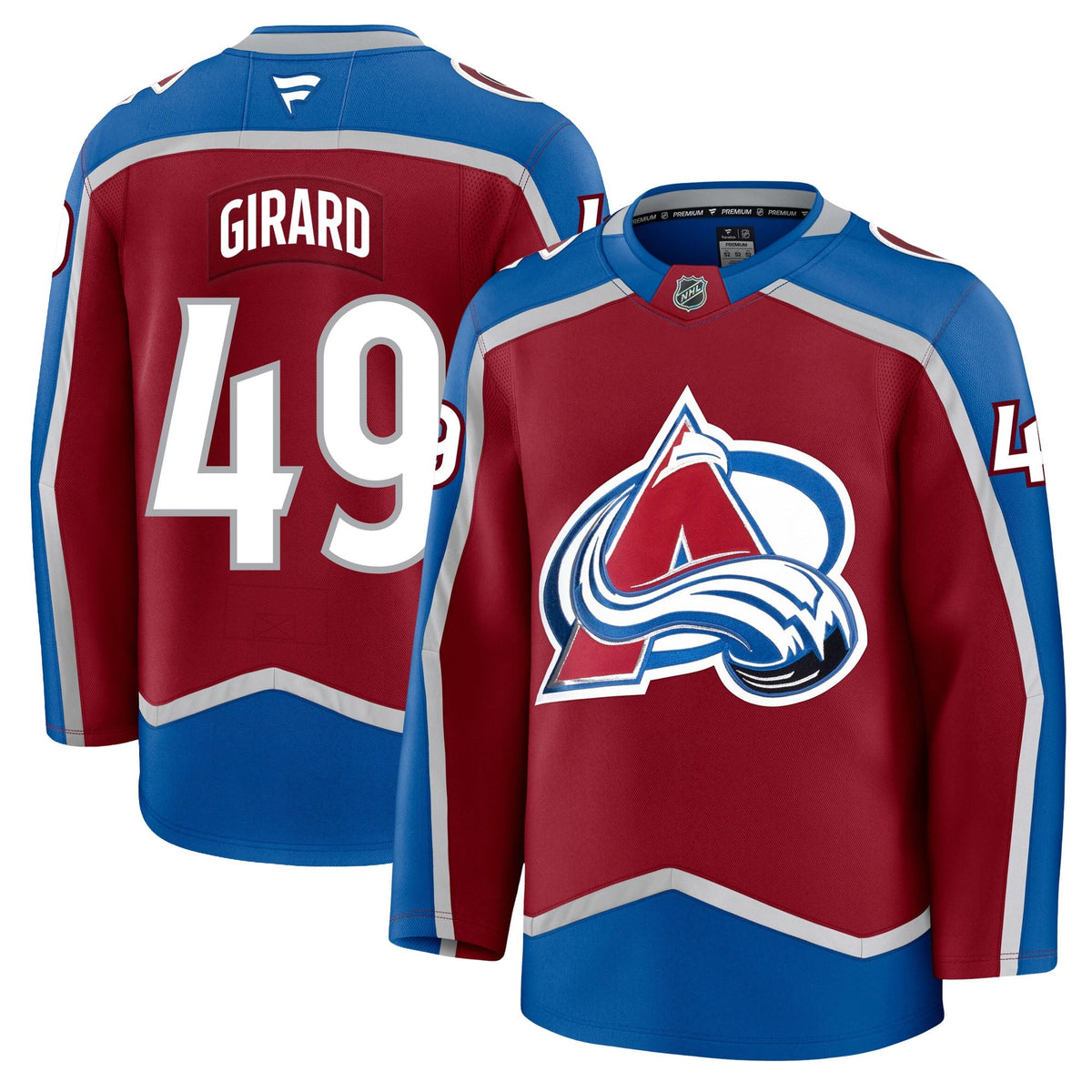 Samuel Girard Colorado Avalanche Fanatics Premium Home Jersey