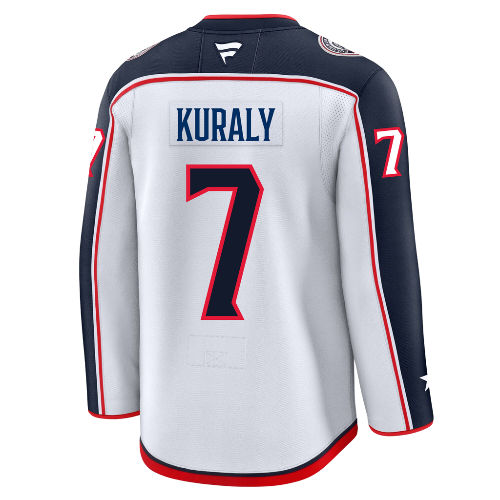 Sean Kuraly Columbus Blue Jackets Fanatics Premium Away Jersey