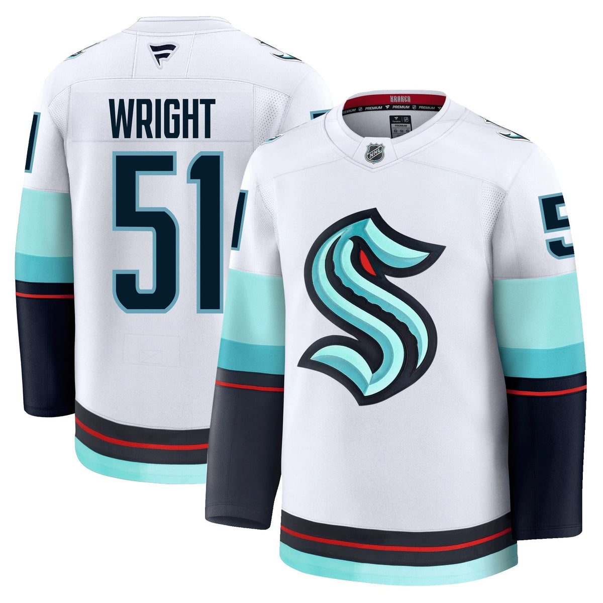 Shane Wright Seattle Kraken Fanatics Premium Away Jersey