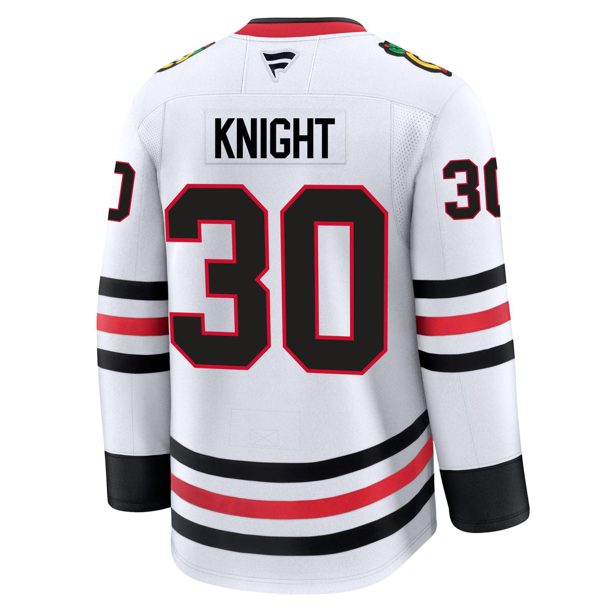 Spencer Knight Chicago Blackhawks Fanatics Premium Away Jersey