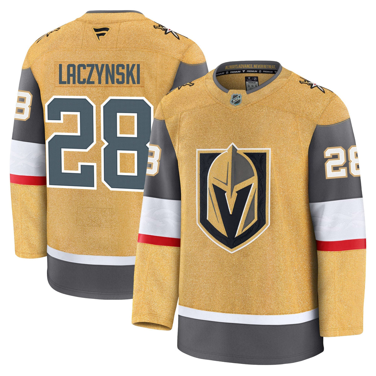 Tanner Laczynski Vegas Golden Knights Fanatics Premium Home Jersey