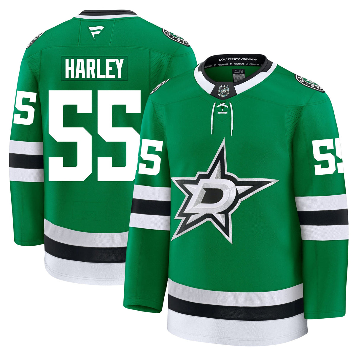 Thomas Harley Dallas Stars Fanatics Premium Home Jersey