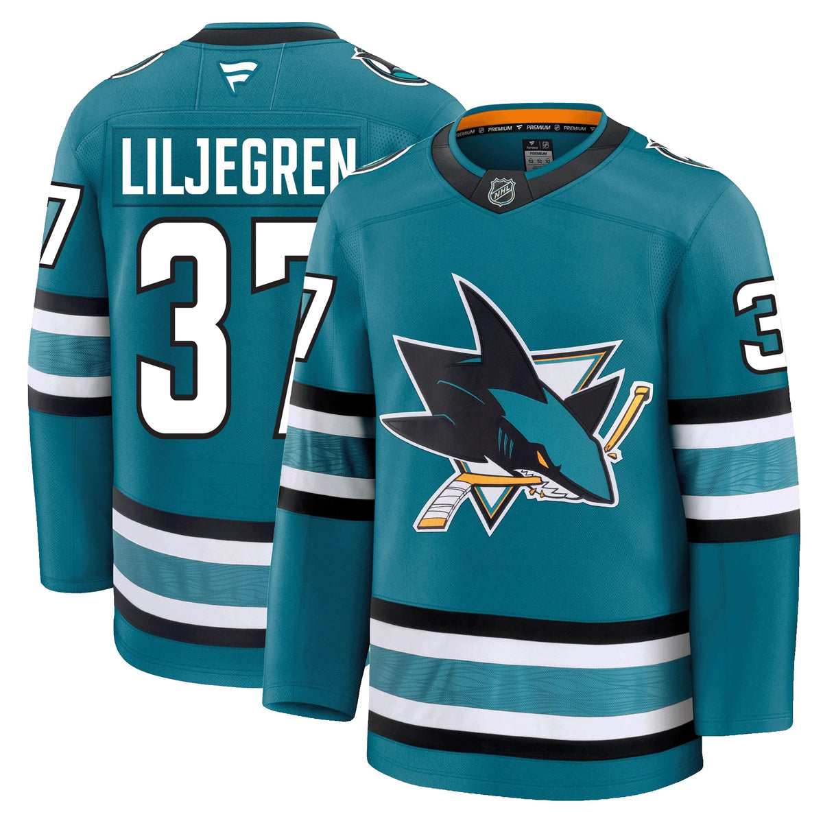 Timothy Liljegren San Jose Sharks Fanatics Premium Home Jersey