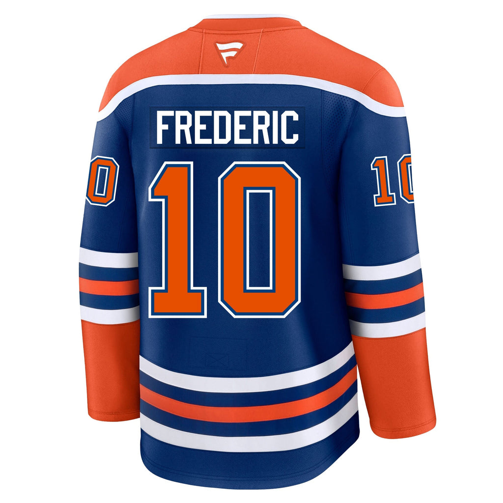 Trent Frederic Edmonton Oilers Fanatics Premium Home Jersey