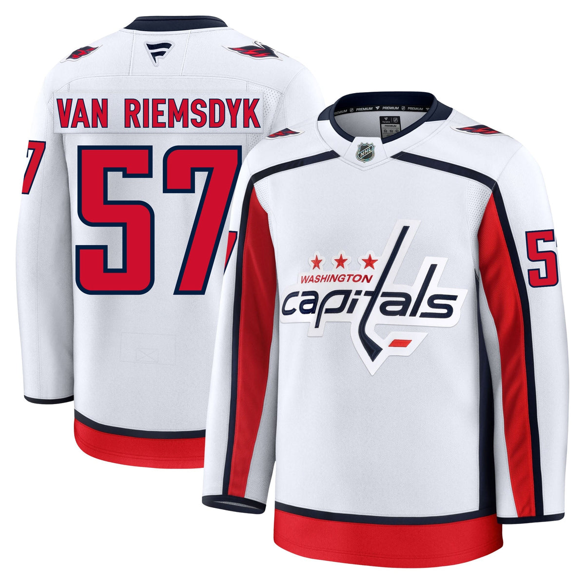Trevor Van Riemsdyk Washington Capitals Fanatics Premium Away Jersey