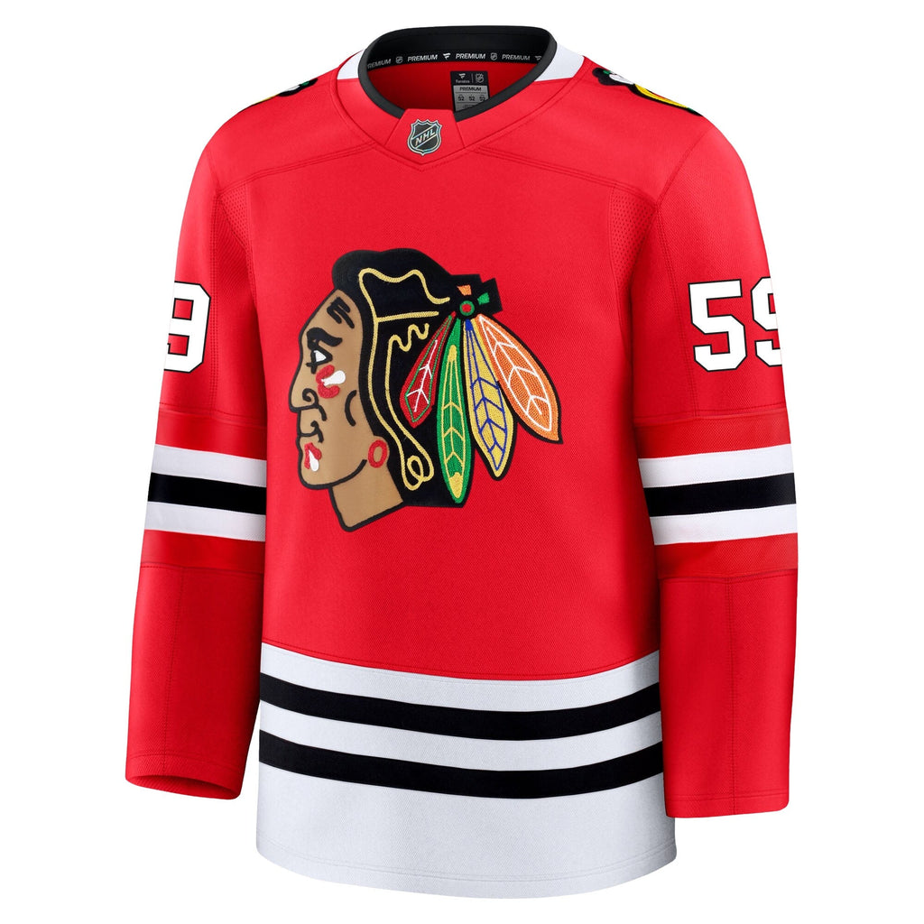 Tyler Bertuzzi Chicago Blackhawks Fanatics Premium Home Jersey