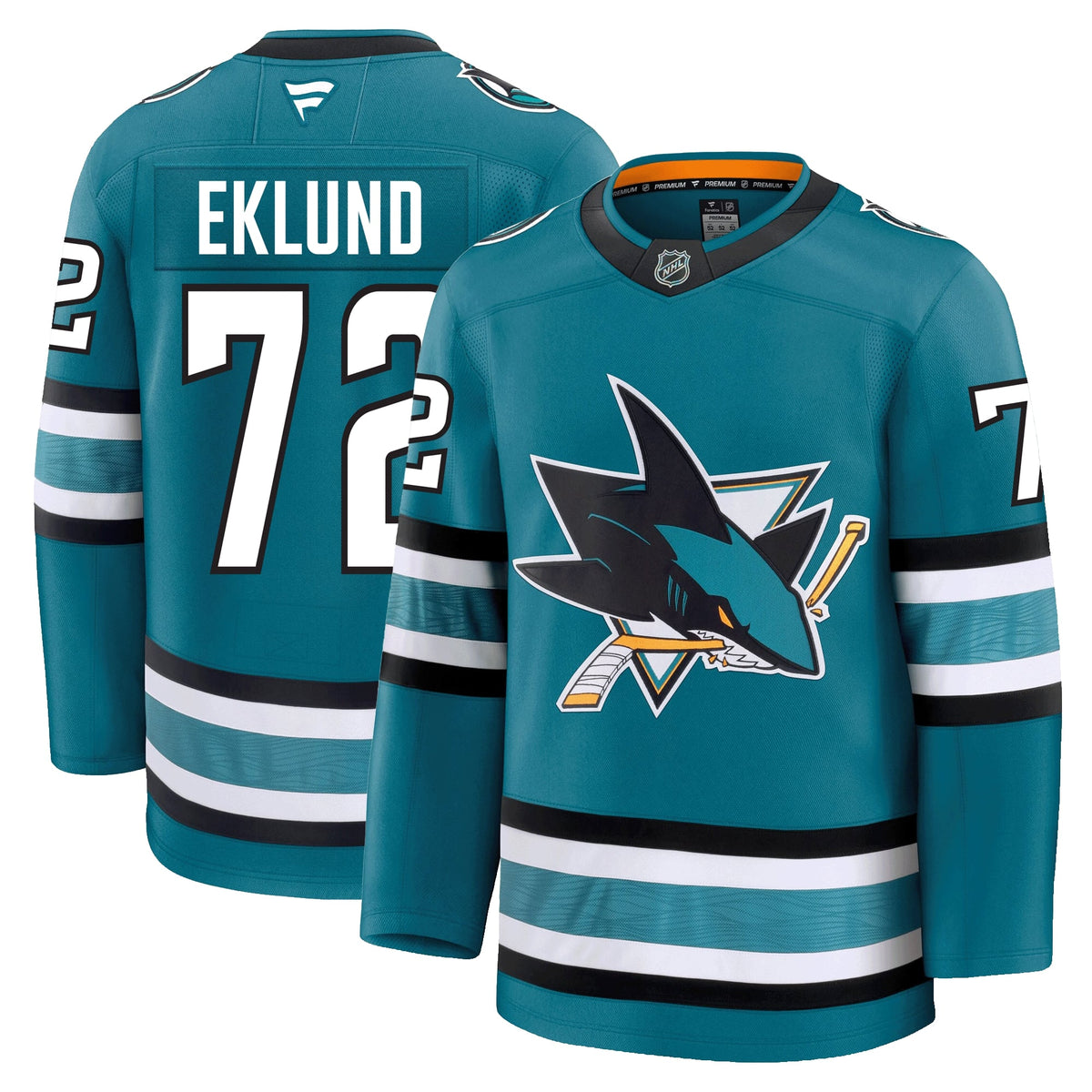 William Eklund San Jose Sharks Fanatics Premium Home Jersey
