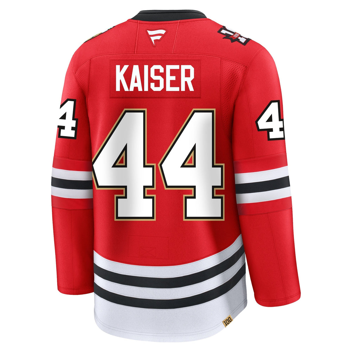 Wyatt Kaiser Chicago Blackhawks Fanatics Centennial Premium Jersey