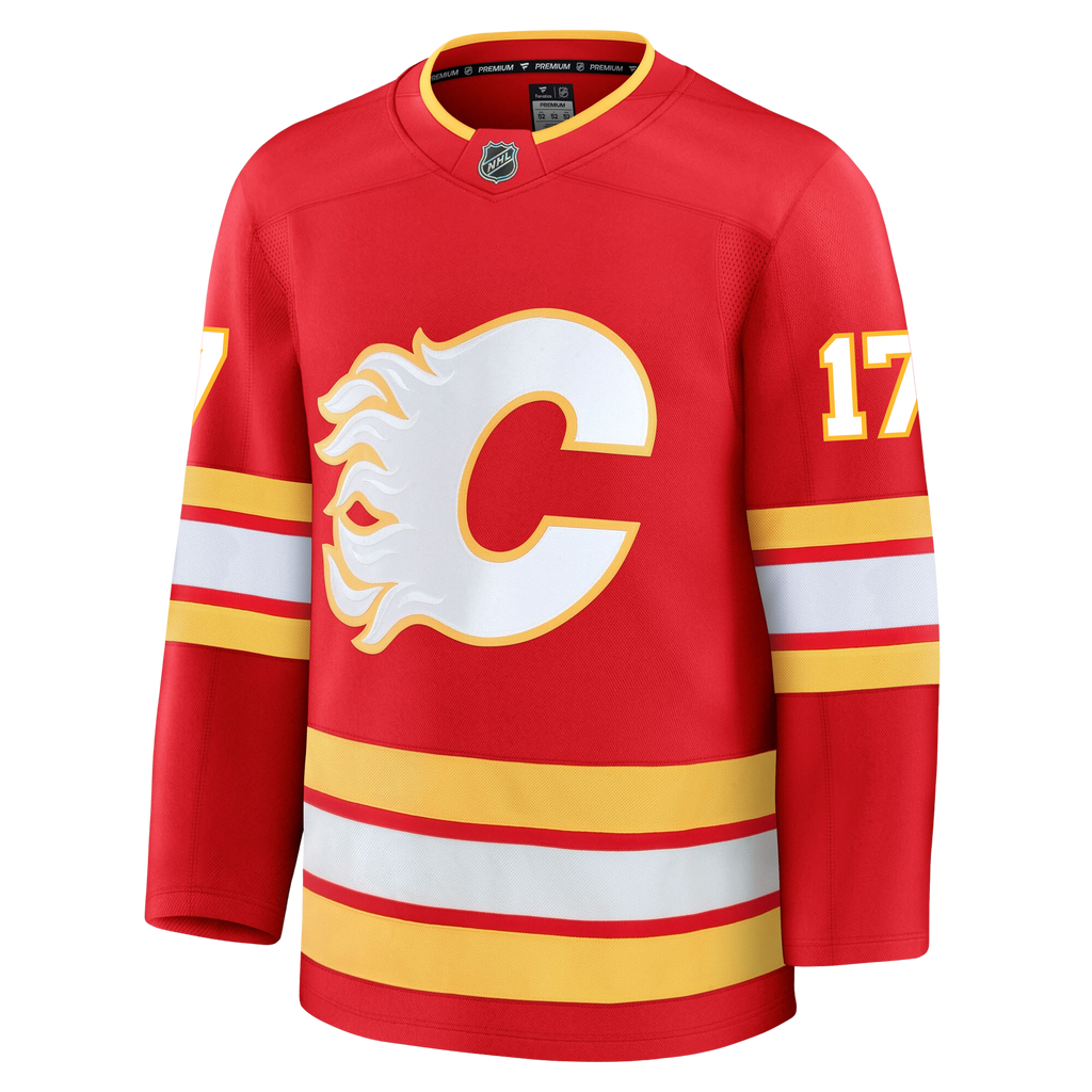 Yegor Sharangovich Calgary Flames Fanatics Premium Home Jersey