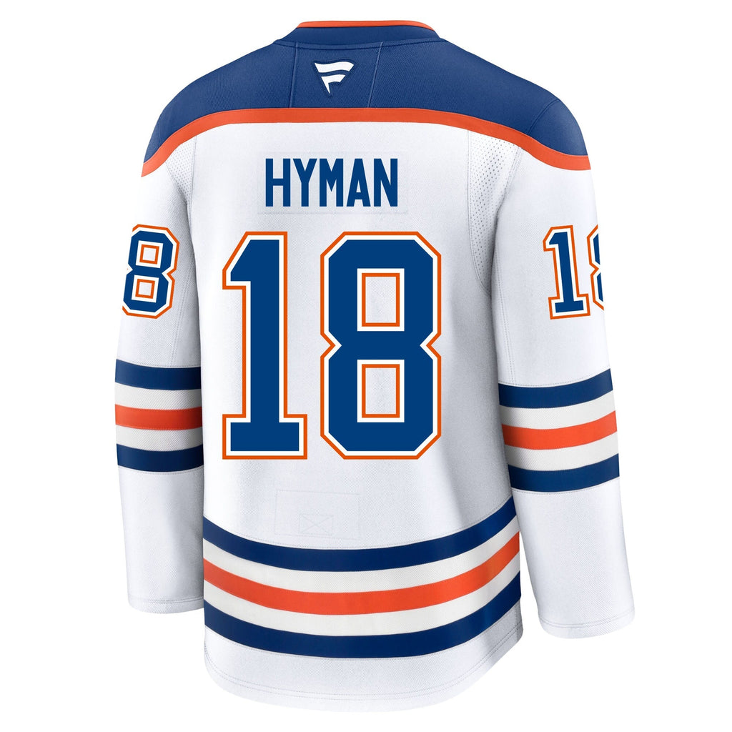 Zach Hyman Edmonton Oilers Fanatics Premium Away Jersey