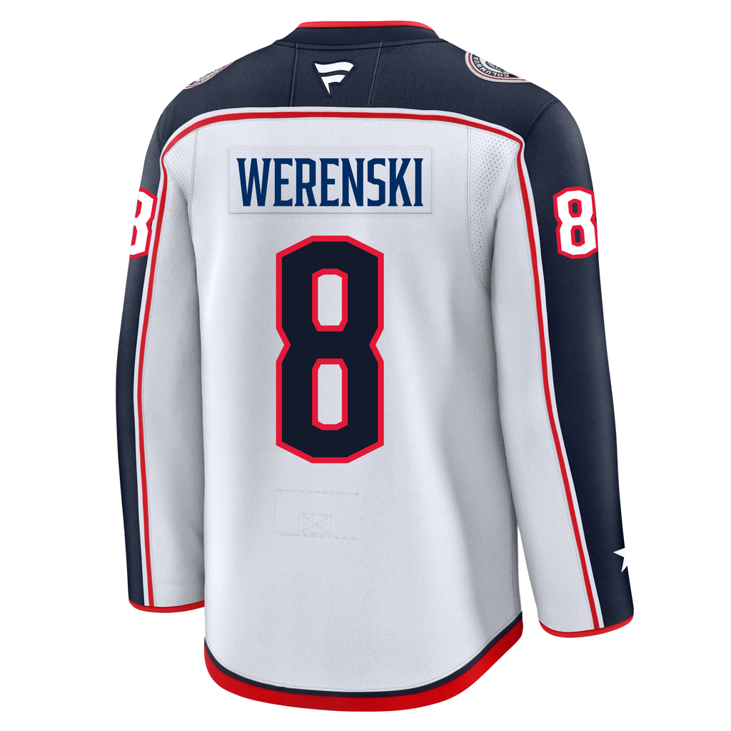 Zach Werenski Columbus Blue Jackets Fanatics Premium Away Jersey